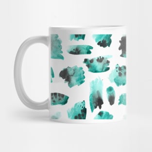 watercolor polka dots seamless pattern Mug